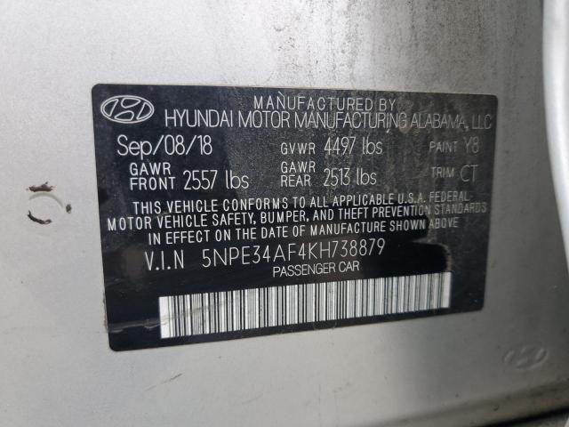 Photo 11 VIN: 5NPE34AF4KH738879 - HYUNDAI SONATA LIM 