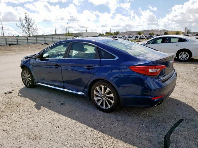 Photo 2 VIN: 5NPE34AF5FH022305 - HYUNDAI SONATA SPO 