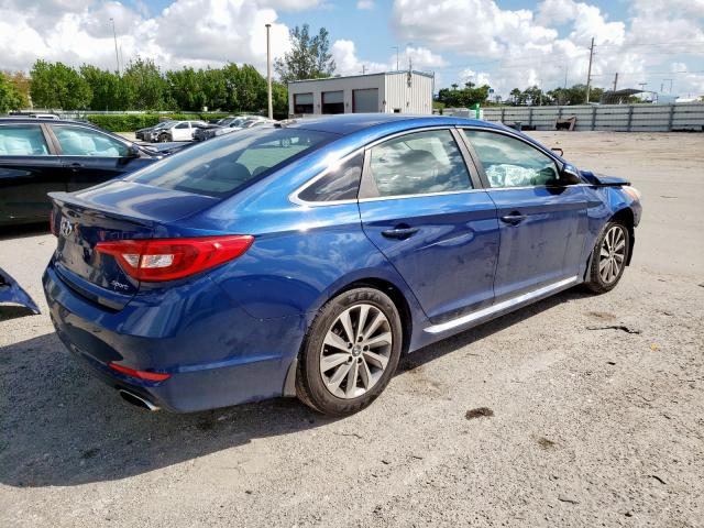 Photo 3 VIN: 5NPE34AF5FH022305 - HYUNDAI SONATA SPO 