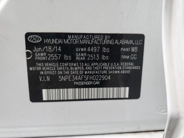 Photo 11 VIN: 5NPE34AF5FH022904 - HYUNDAI SONATA SPO 