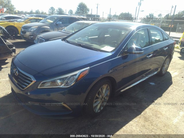 Photo 1 VIN: 5NPE34AF5FH026242 - HYUNDAI SONATA 