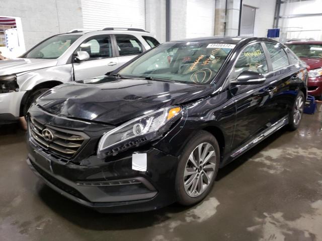 Photo 1 VIN: 5NPE34AF5FH032445 - HYUNDAI SONATA SPO 