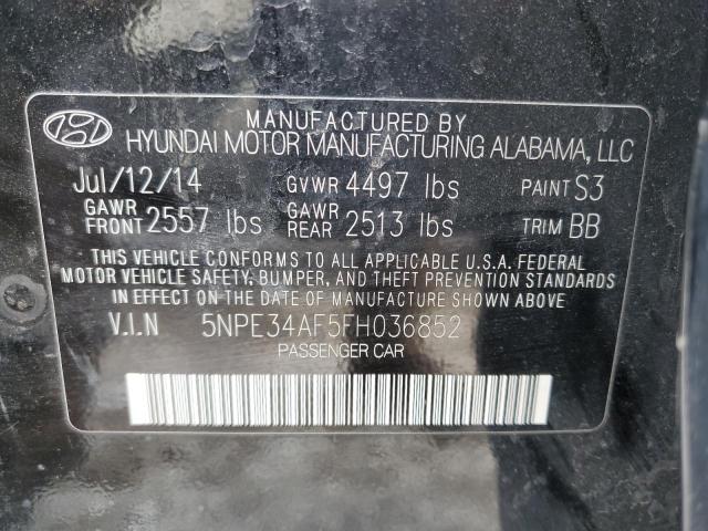 Photo 11 VIN: 5NPE34AF5FH036852 - HYUNDAI SONATA SPO 