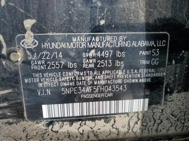 Photo 11 VIN: 5NPE34AF5FH043543 - HYUNDAI SONATA SPO 