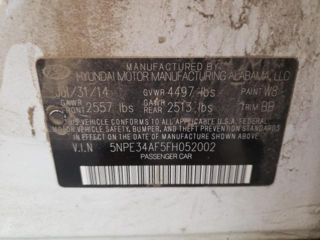 Photo 9 VIN: 5NPE34AF5FH052002 - HYUNDAI SONATA SPO 