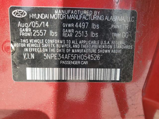 Photo 12 VIN: 5NPE34AF5FH054526 - HYUNDAI SONATA SPO 