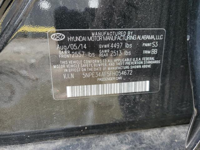 Photo 9 VIN: 5NPE34AF5FH054672 - HYUNDAI SONATA SPO 