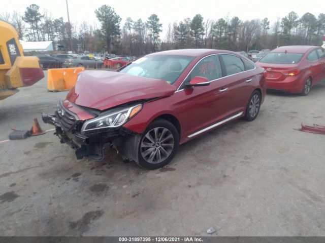 Photo 1 VIN: 5NPE34AF5FH055546 - HYUNDAI SONATA 