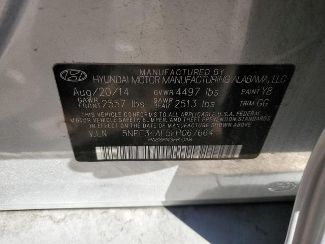 Photo 11 VIN: 5NPE34AF5FH067664 - HYUNDAI SONATA SPO 