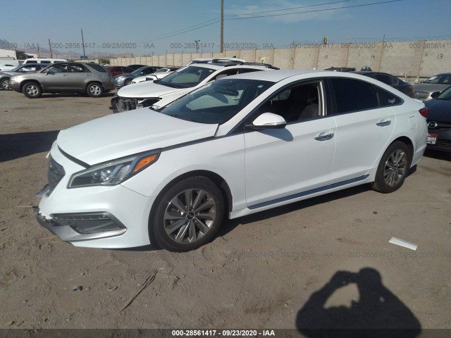 Photo 1 VIN: 5NPE34AF5FH075067 - HYUNDAI SONATA 