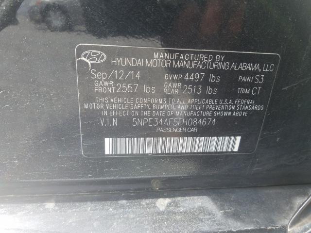 Photo 9 VIN: 5NPE34AF5FH084674 - HYUNDAI SONATA SPO 