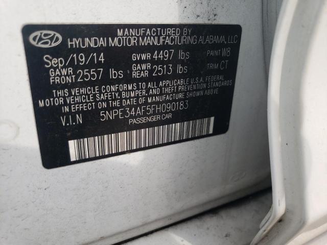 Photo 11 VIN: 5NPE34AF5FH090183 - HYUNDAI SONATA SPO 