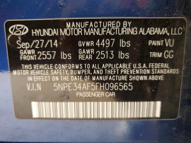 Photo 9 VIN: 5NPE34AF5FH096565 - HYUNDAI SONATA SPO 