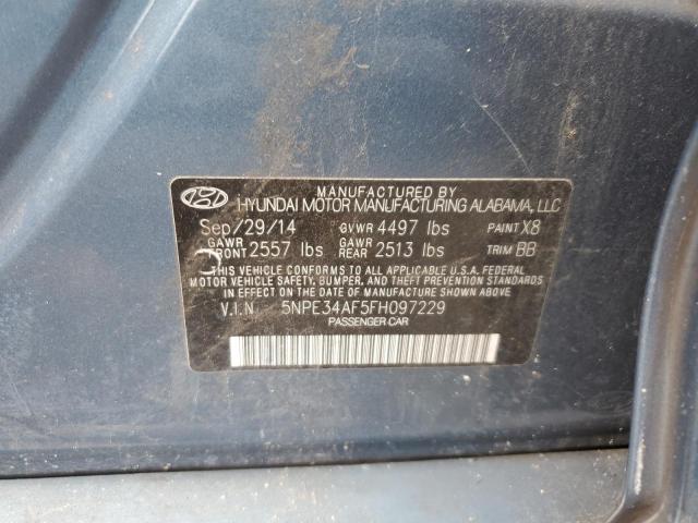 Photo 11 VIN: 5NPE34AF5FH097229 - HYUNDAI SONATA SPO 