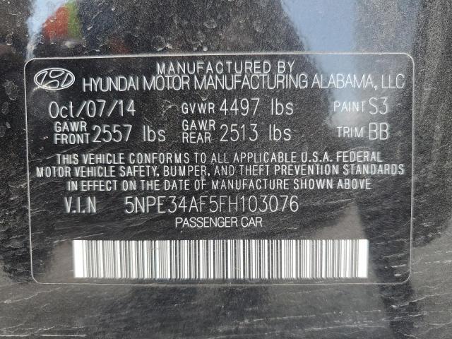 Photo 11 VIN: 5NPE34AF5FH103076 - HYUNDAI SONATA SPO 