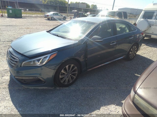 Photo 1 VIN: 5NPE34AF5FH110206 - HYUNDAI SONATA 