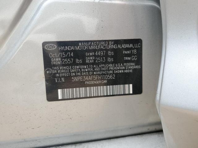 Photo 11 VIN: 5NPE34AF5FH110562 - HYUNDAI SONATA SPO 