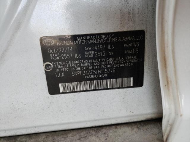 Photo 11 VIN: 5NPE34AF5FH115776 - HYUNDAI SONATA SPO 