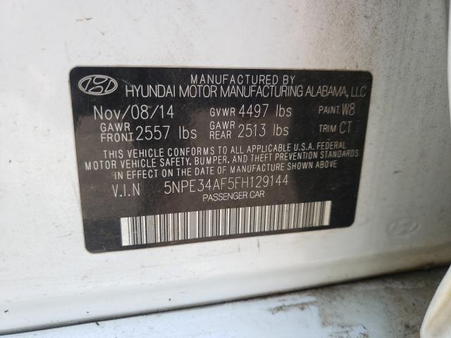 Photo 9 VIN: 5NPE34AF5FH129144 - HYUNDAI SONATA SPO 