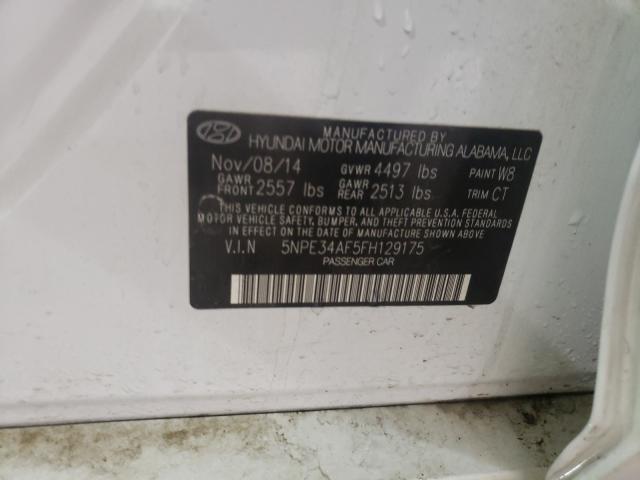 Photo 9 VIN: 5NPE34AF5FH129175 - HYUNDAI SONATA SPO 