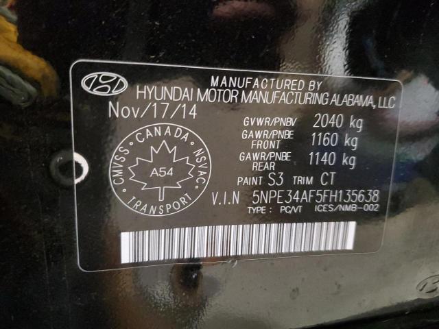 Photo 11 VIN: 5NPE34AF5FH135638 - HYUNDAI SONATA SPO 