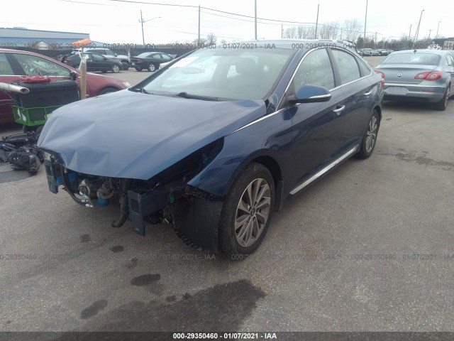 Photo 1 VIN: 5NPE34AF5FH138605 - HYUNDAI SONATA 