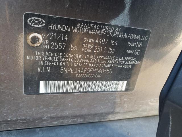 Photo 12 VIN: 5NPE34AF5FH140550 - HYUNDAI SONATA 