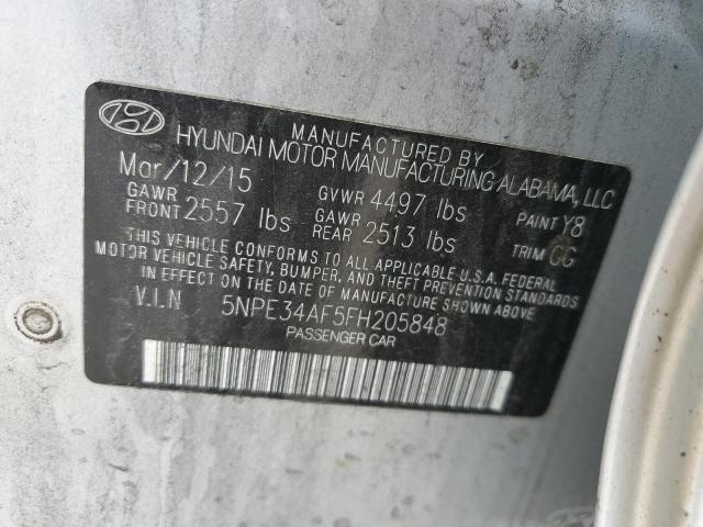 Photo 11 VIN: 5NPE34AF5FH205848 - HYUNDAI SONATA SPO 