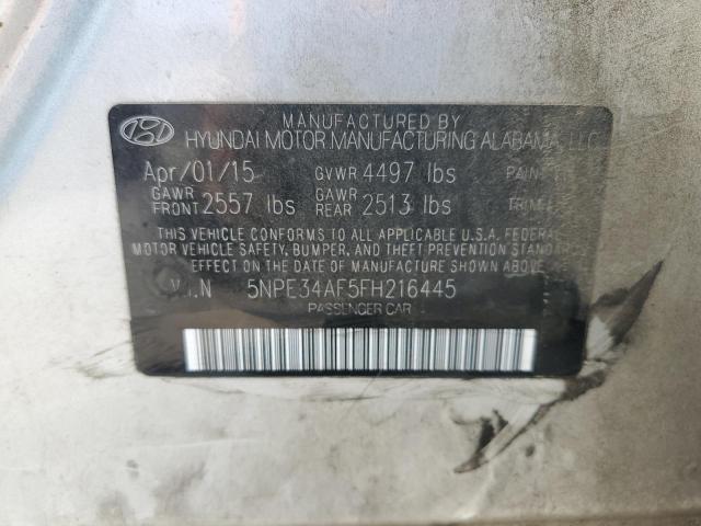 Photo 12 VIN: 5NPE34AF5FH216445 - HYUNDAI SONATA SPO 