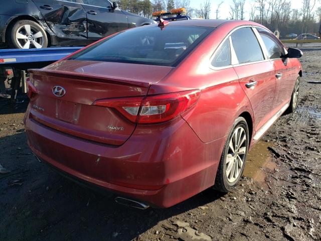 Photo 3 VIN: 5NPE34AF5GH266442 - HYUNDAI SONATA SPO 