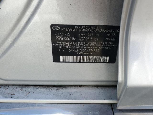 Photo 12 VIN: 5NPE34AF5GH274363 - HYUNDAI SONATA SPO 