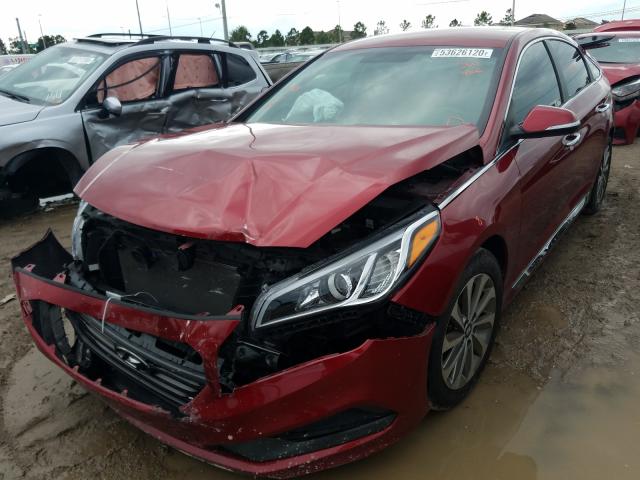 Photo 1 VIN: 5NPE34AF5GH279742 - HYUNDAI SONATA SPO 