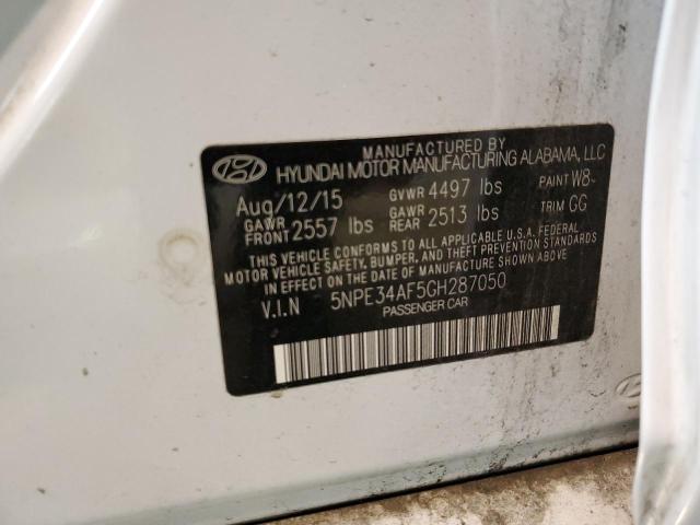 Photo 11 VIN: 5NPE34AF5GH287050 - HYUNDAI SONATA SPO 