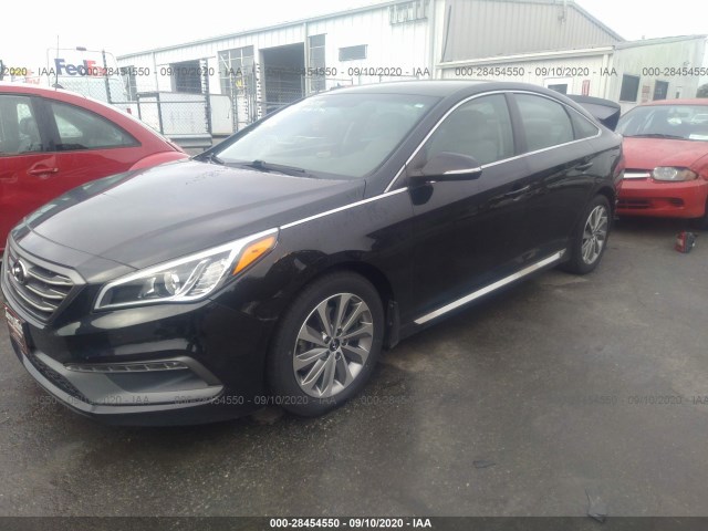 Photo 1 VIN: 5NPE34AF5GH290000 - HYUNDAI SONATA 