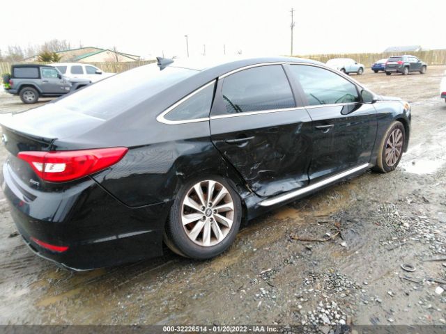 Photo 5 VIN: 5NPE34AF5GH295536 - HYUNDAI SONATA 