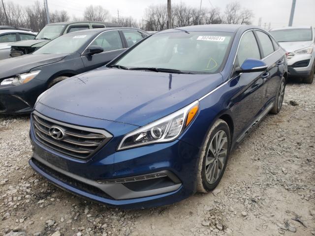 Photo 1 VIN: 5NPE34AF5GH296198 - HYUNDAI SONATA SPO 