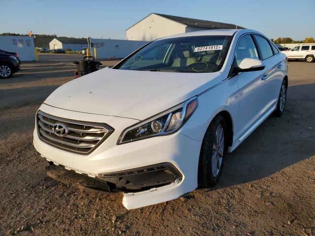 Photo 1 VIN: 5NPE34AF5GH297383 - HYUNDAI SONATA SPO 