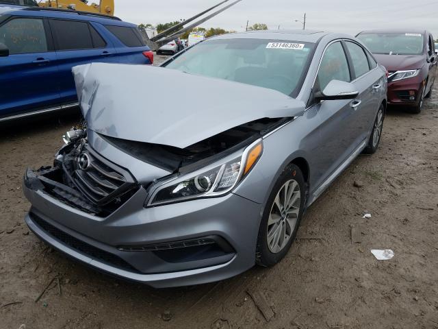 Photo 1 VIN: 5NPE34AF5GH298937 - HYUNDAI SONATA SPO 