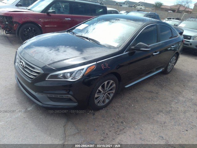 Photo 1 VIN: 5NPE34AF5GH316580 - HYUNDAI SONATA 