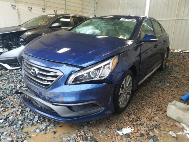 Photo 1 VIN: 5NPE34AF5GH325831 - HYUNDAI SONATA SPO 