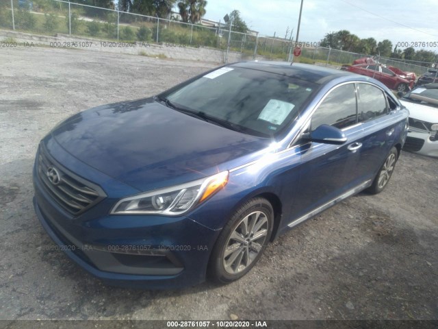 Photo 1 VIN: 5NPE34AF5GH326221 - HYUNDAI SONATA 