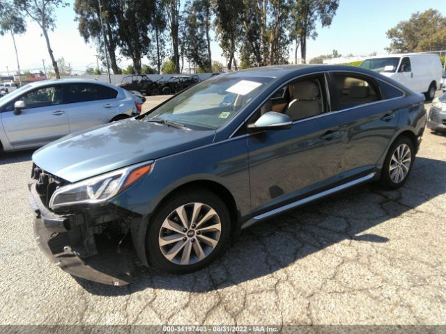 Photo 1 VIN: 5NPE34AF5GH330768 - HYUNDAI SONATA 