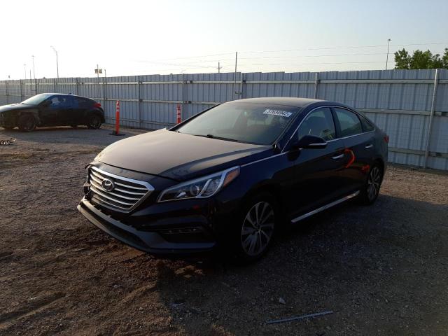 Photo 1 VIN: 5NPE34AF5GH338918 - HYUNDAI SONATA SPO 