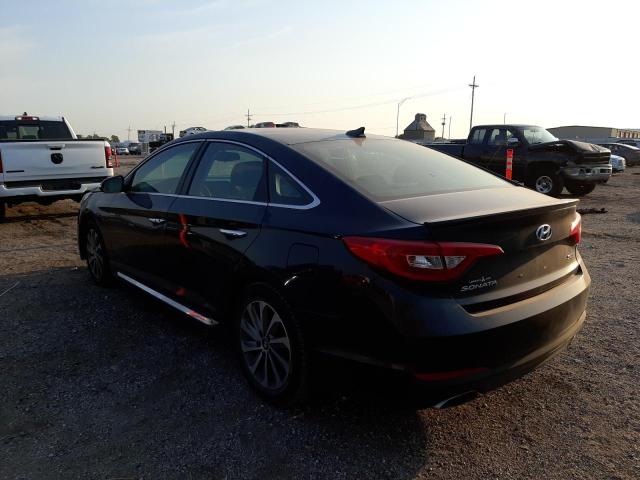 Photo 2 VIN: 5NPE34AF5GH338918 - HYUNDAI SONATA SPO 