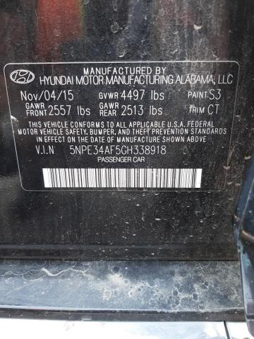 Photo 9 VIN: 5NPE34AF5GH338918 - HYUNDAI SONATA SPO 