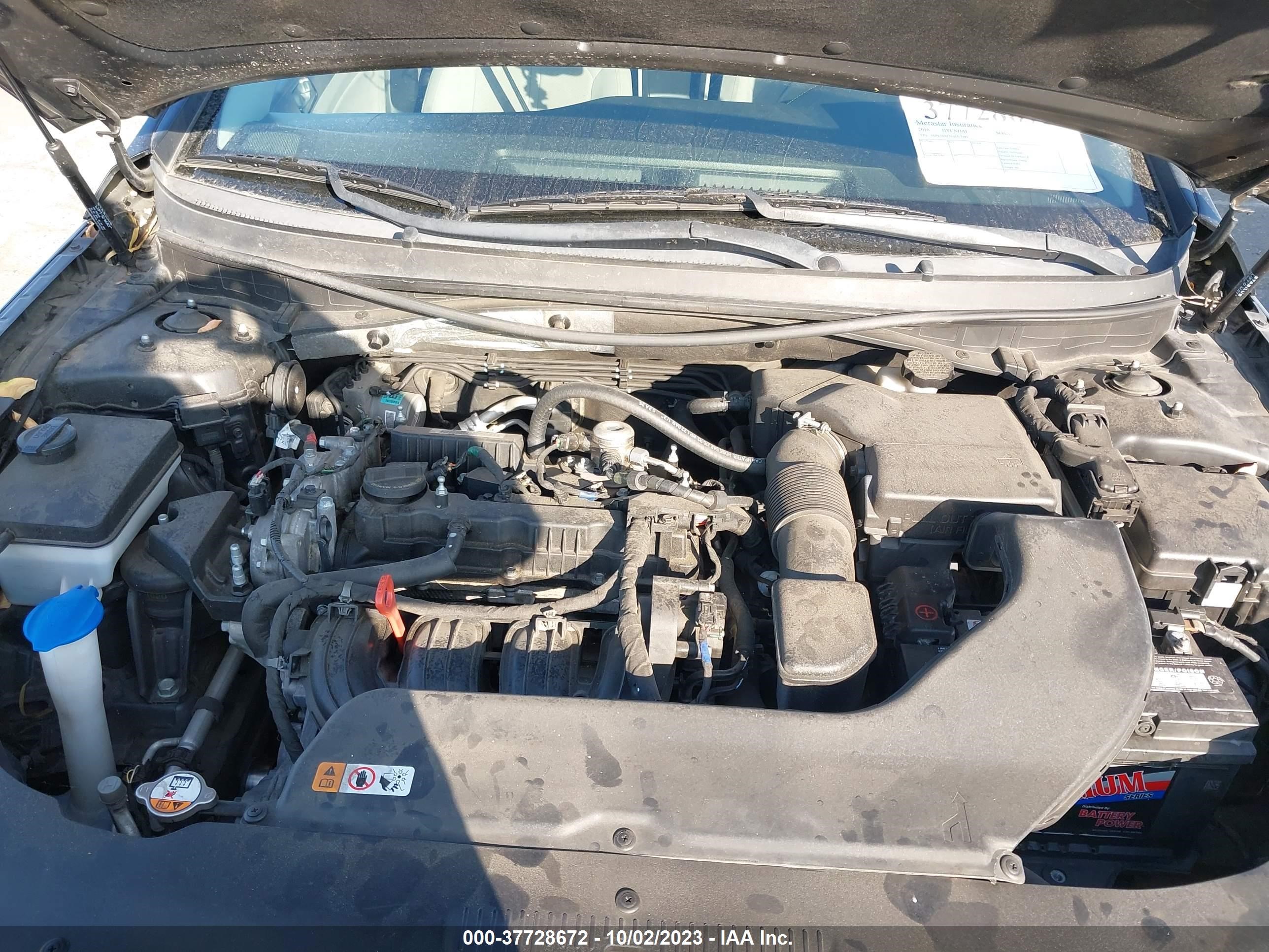 Photo 9 VIN: 5NPE34AF5GH367481 - HYUNDAI SONATA 