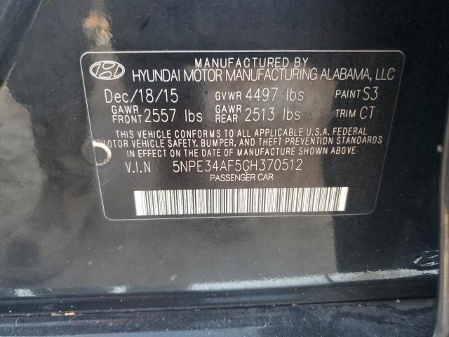 Photo 12 VIN: 5NPE34AF5GH370512 - HYUNDAI SONATA SPO 