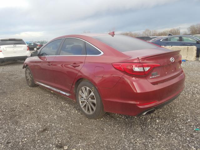 Photo 2 VIN: 5NPE34AF5GH391814 - HYUNDAI SONATA SPO 