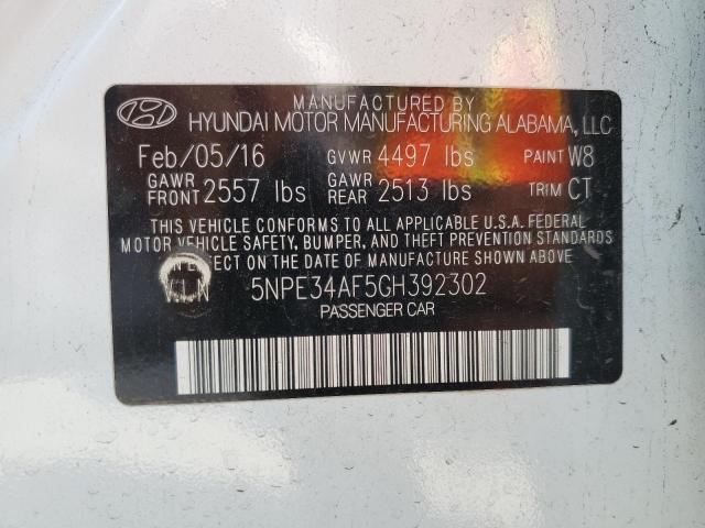 Photo 12 VIN: 5NPE34AF5GH392302 - HYUNDAI SONATA SPO 