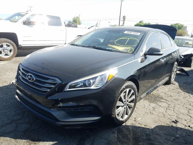 Photo 1 VIN: 5NPE34AF5GH394616 - HYUNDAI SONATA SPO 